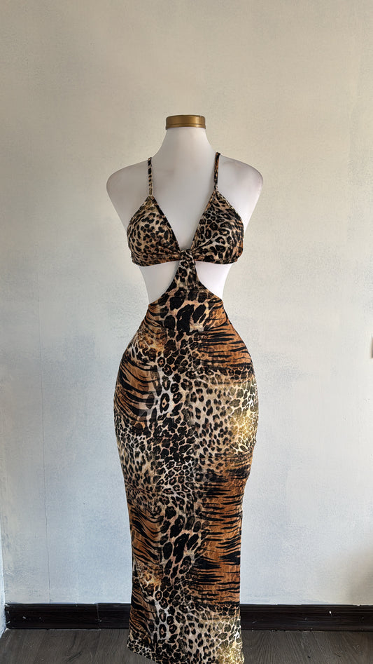 Animal print nudo