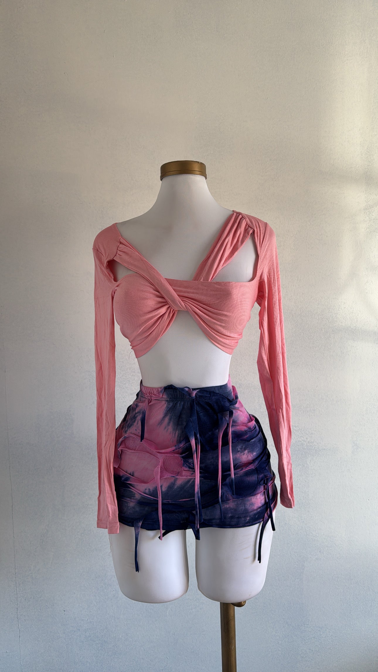 Conjunto tie dye rosa